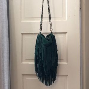Suede Fringe purse